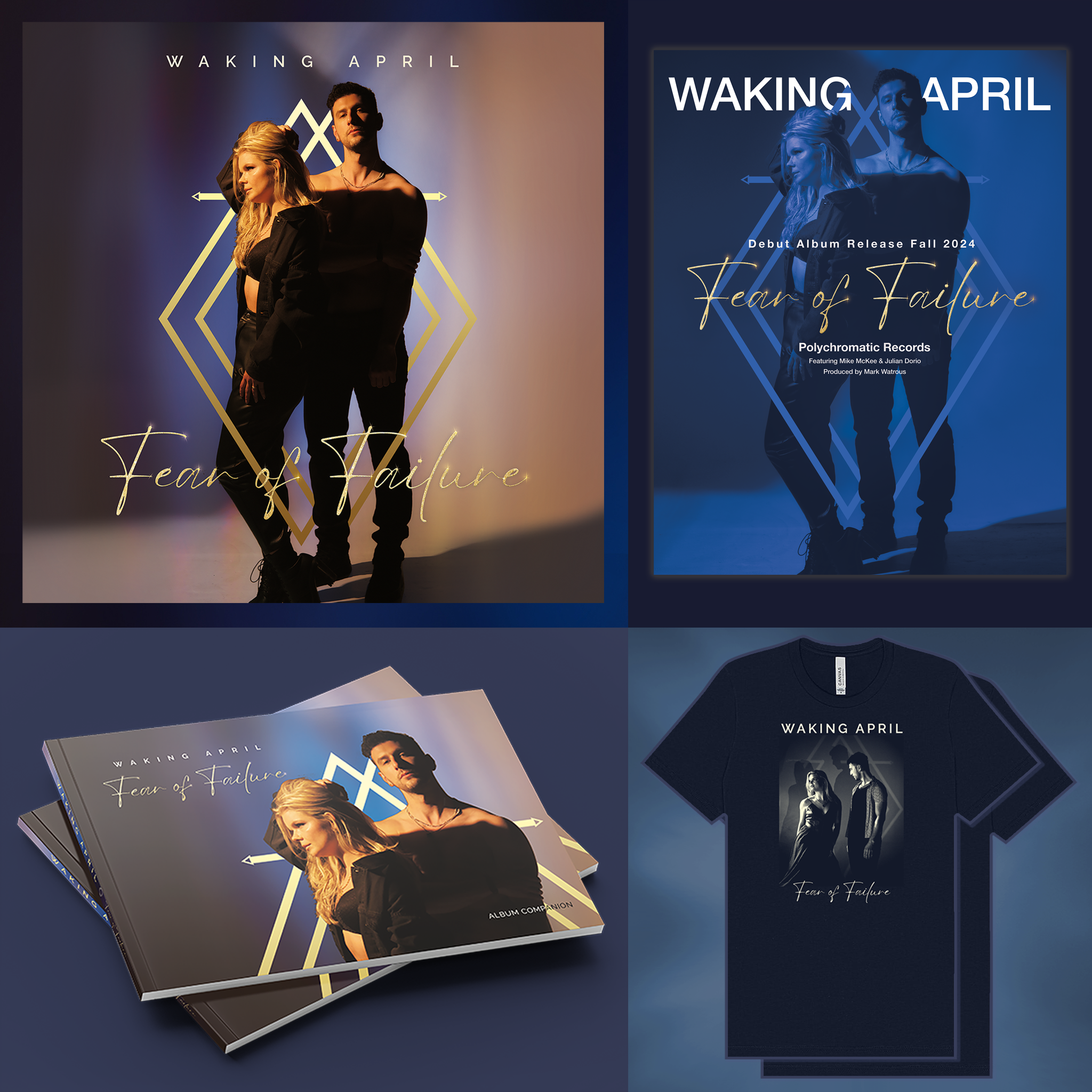 PACKAGE 1 - Signed Vinyl Album, Companion Book, 12x16 Art Poster & Two Album T-Shirts