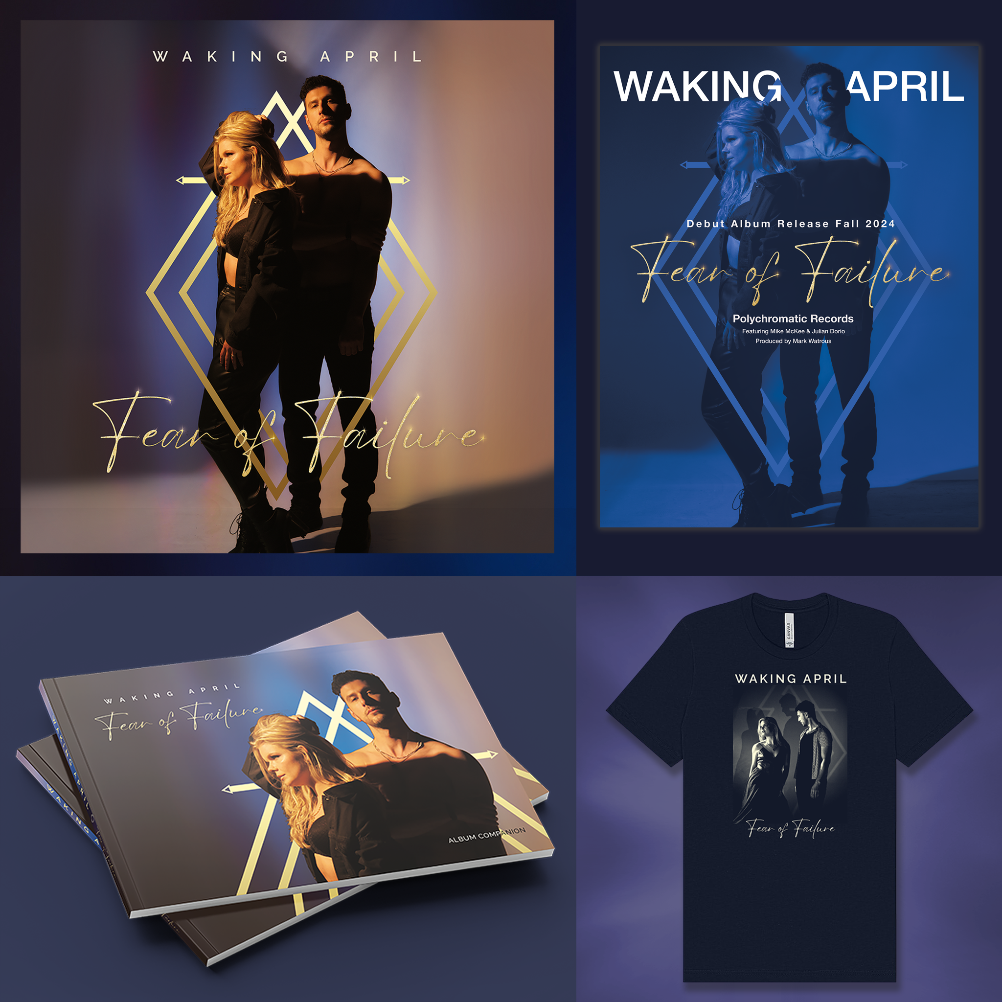 PACKAGE 2 - Signed Vinyl Album, Companion Book, 12x18 Art Poster & One Album T-Shirt