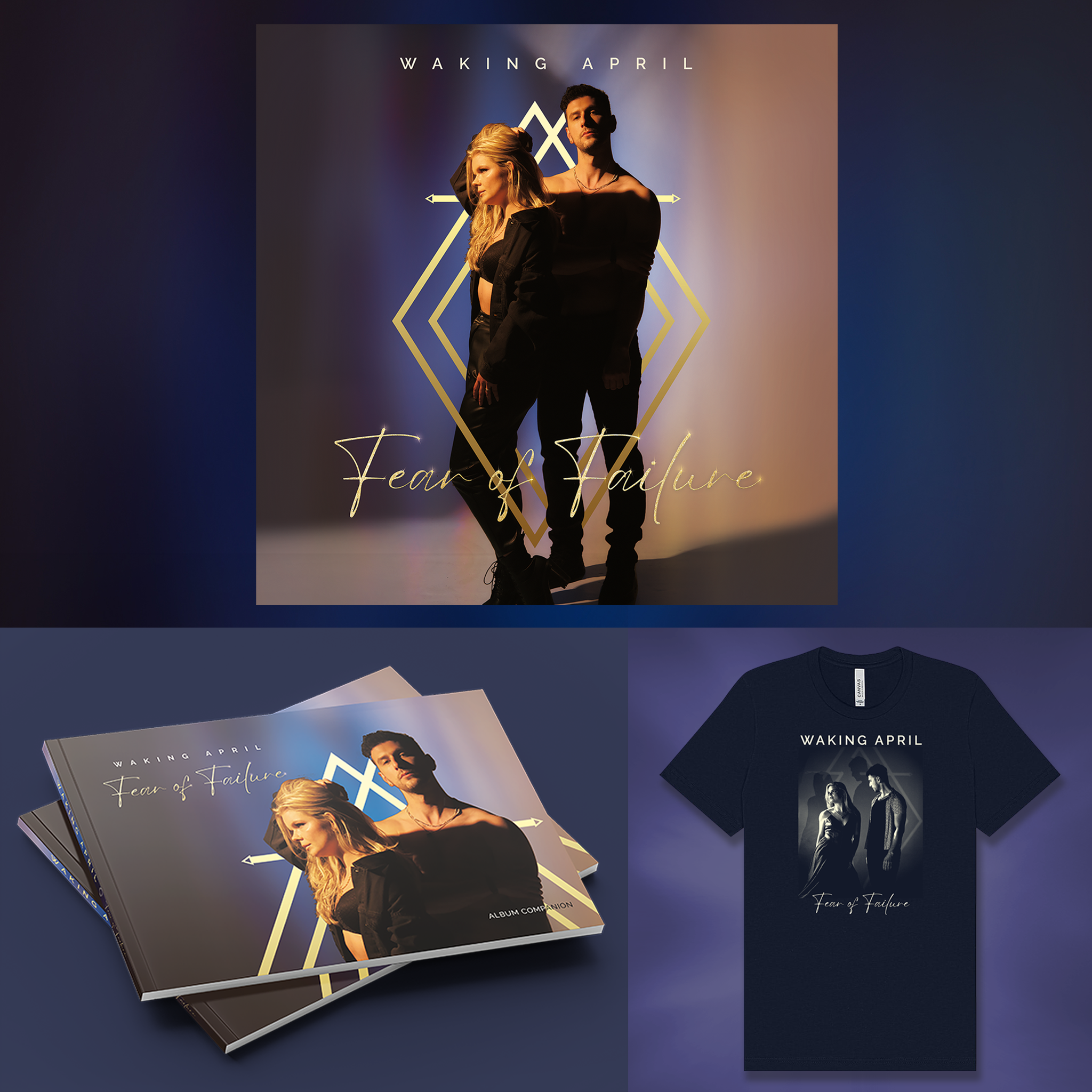 PACKAGE 3 - Signed Vinyl Album, Companion Book & One Official Album T-Shirt